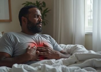 heart attack at night